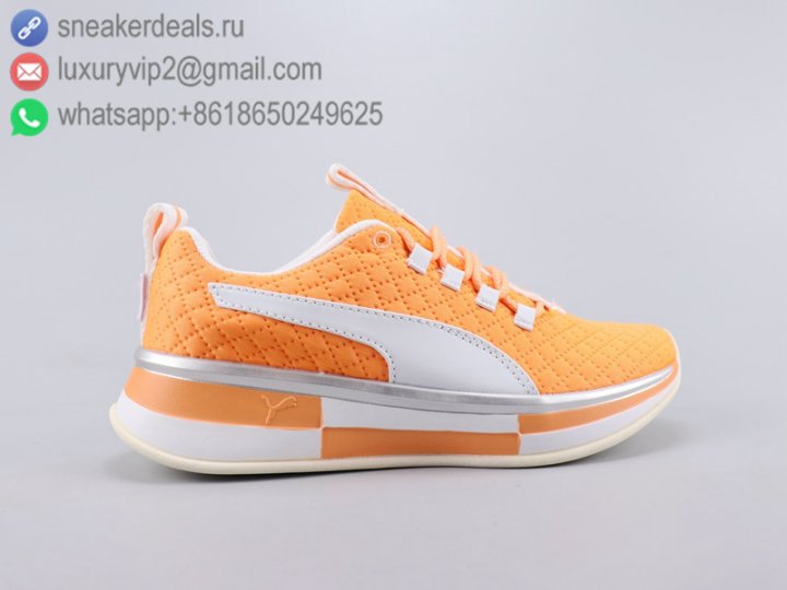 Puma SG Runner Embroidery Wns Unisex Running Shoes Orange White Size 36-44
